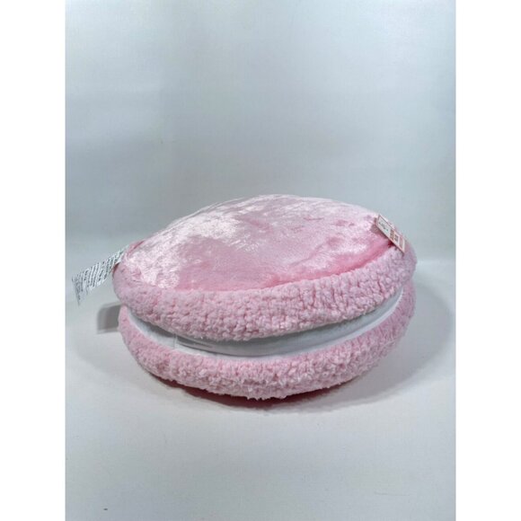 Macaron 12" Plush Pink Throw Pillow - Picture 8 of 12